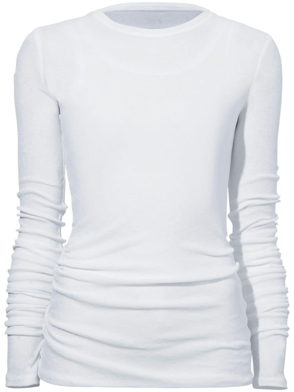 white Roger layered top