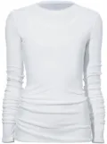 Proenza Schouler Roger draped T-shirt - White