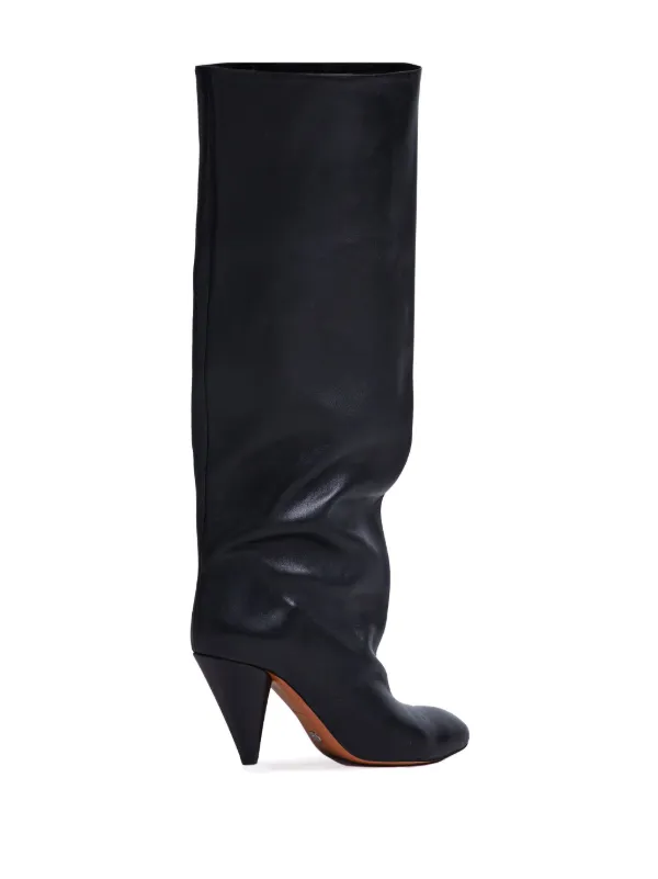 Proenza Schouler Cone 85mm ロングブーツ | ブラック | FARFETCH JP