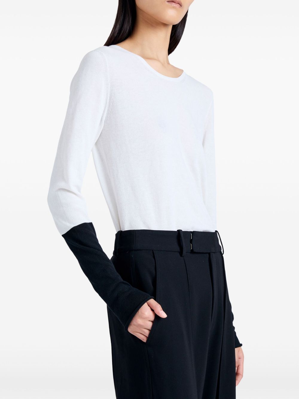 Proenza Schouler Lewis featherweight cotton-silk sweater Women