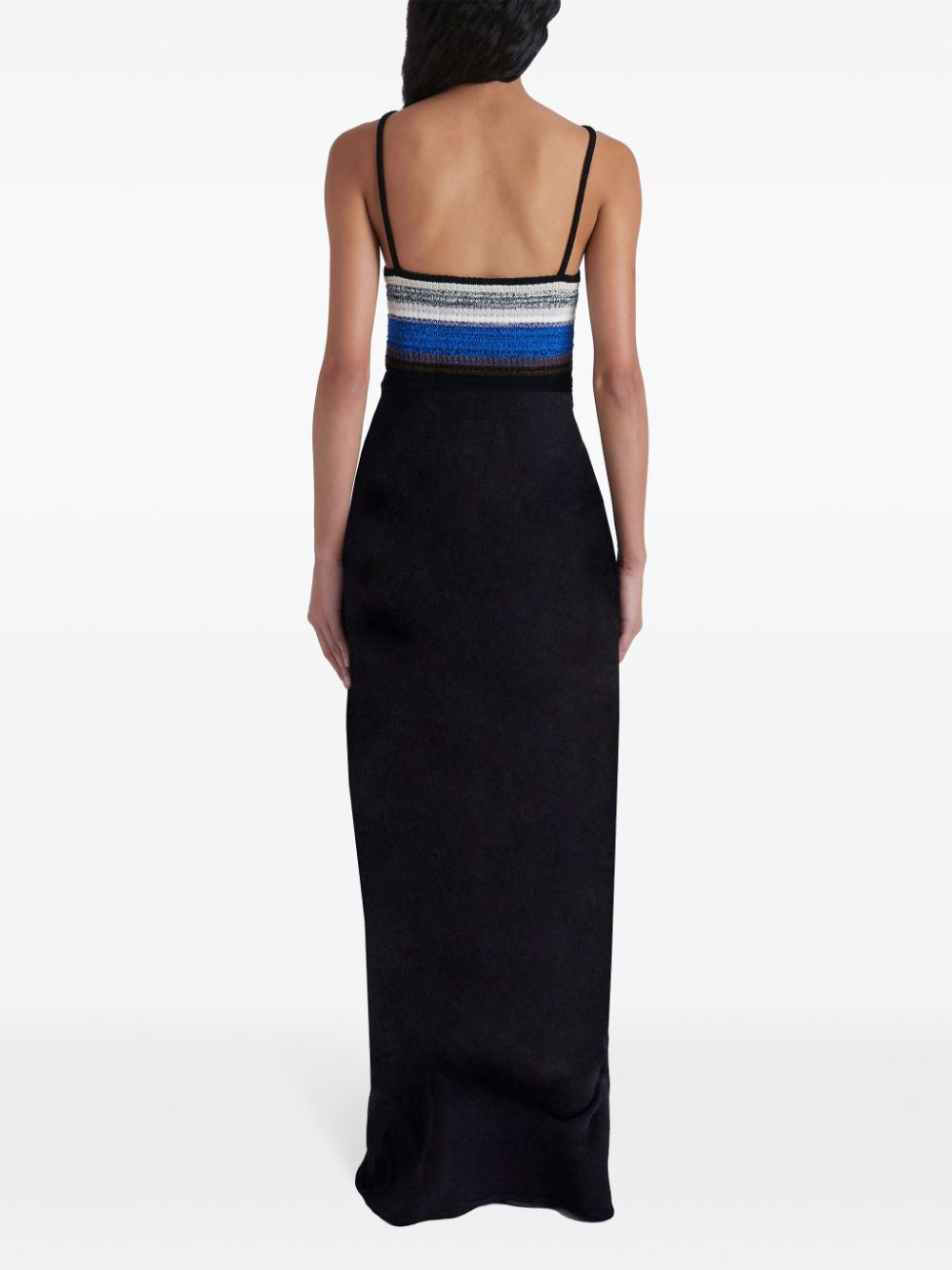 Proenza Schouler Naomi crochet-stripe-knit maxi dress Women