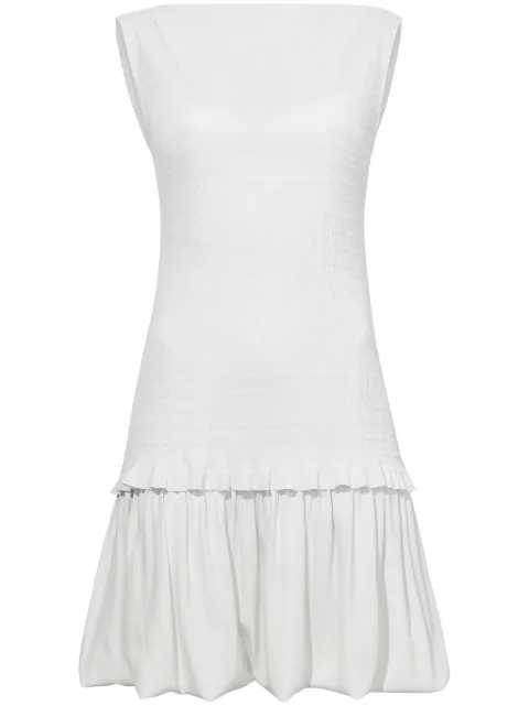 Proenza Schouler White Label layered seersucker mini dress Women