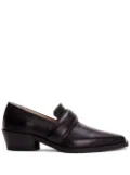 Proenza Schouler Bronco 40mm leather loafers - Black