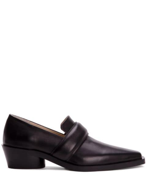Proenza Schouler Bronco 40mm leather loafers 