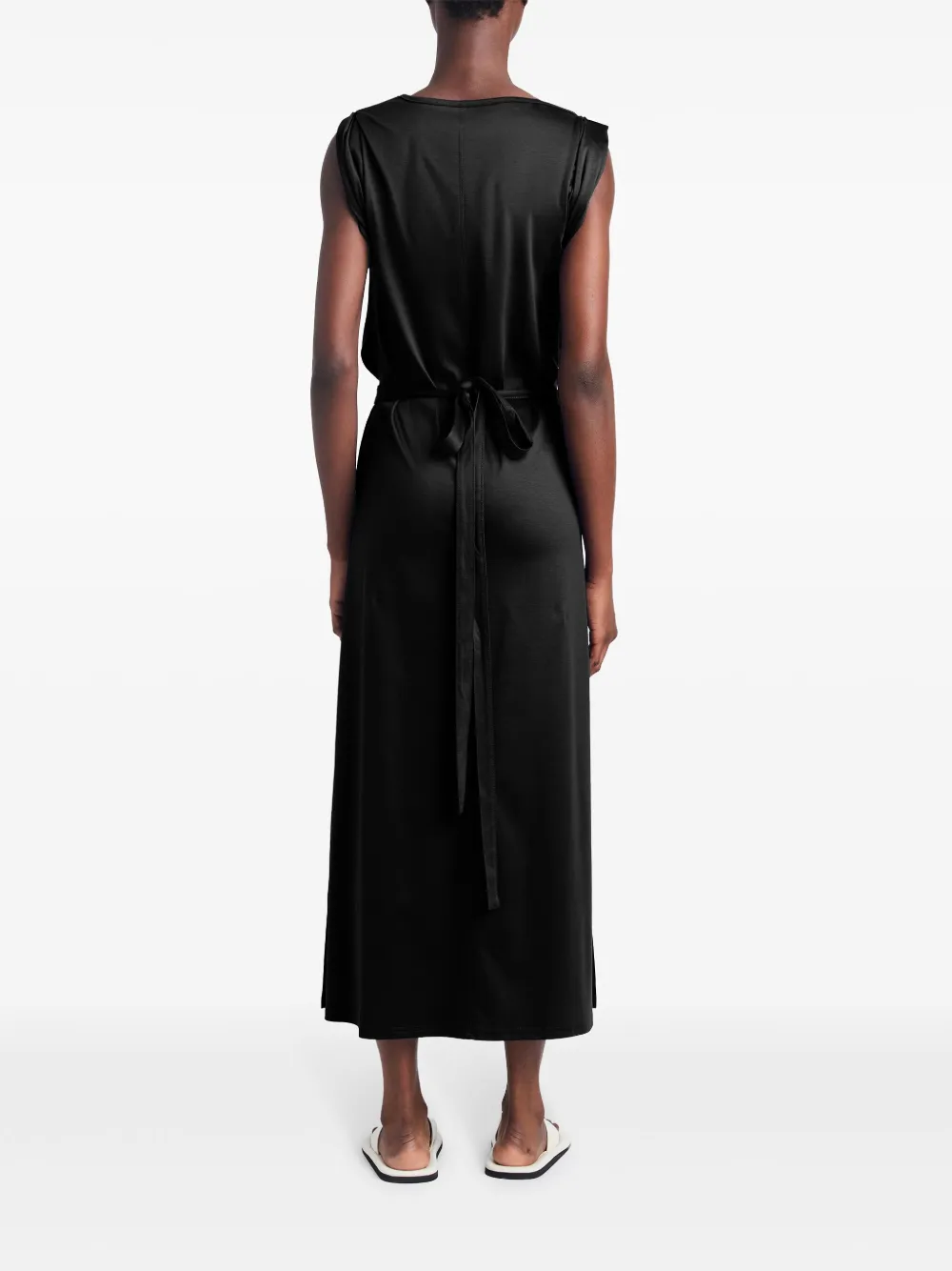 Proenza Schouler Katoenen midi-jurk Zwart