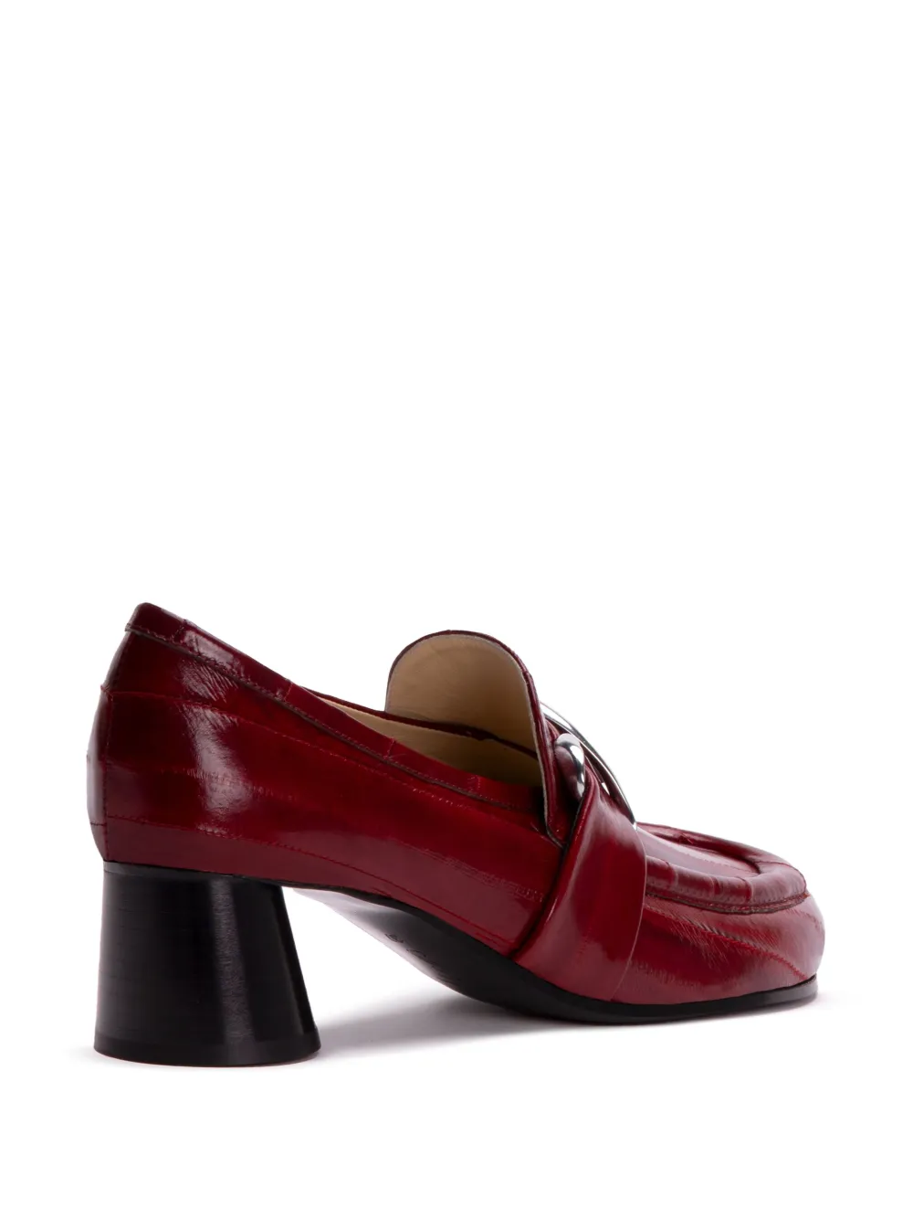 Affordable Proenza Schouler logo plaque high-heeled loafers Women
