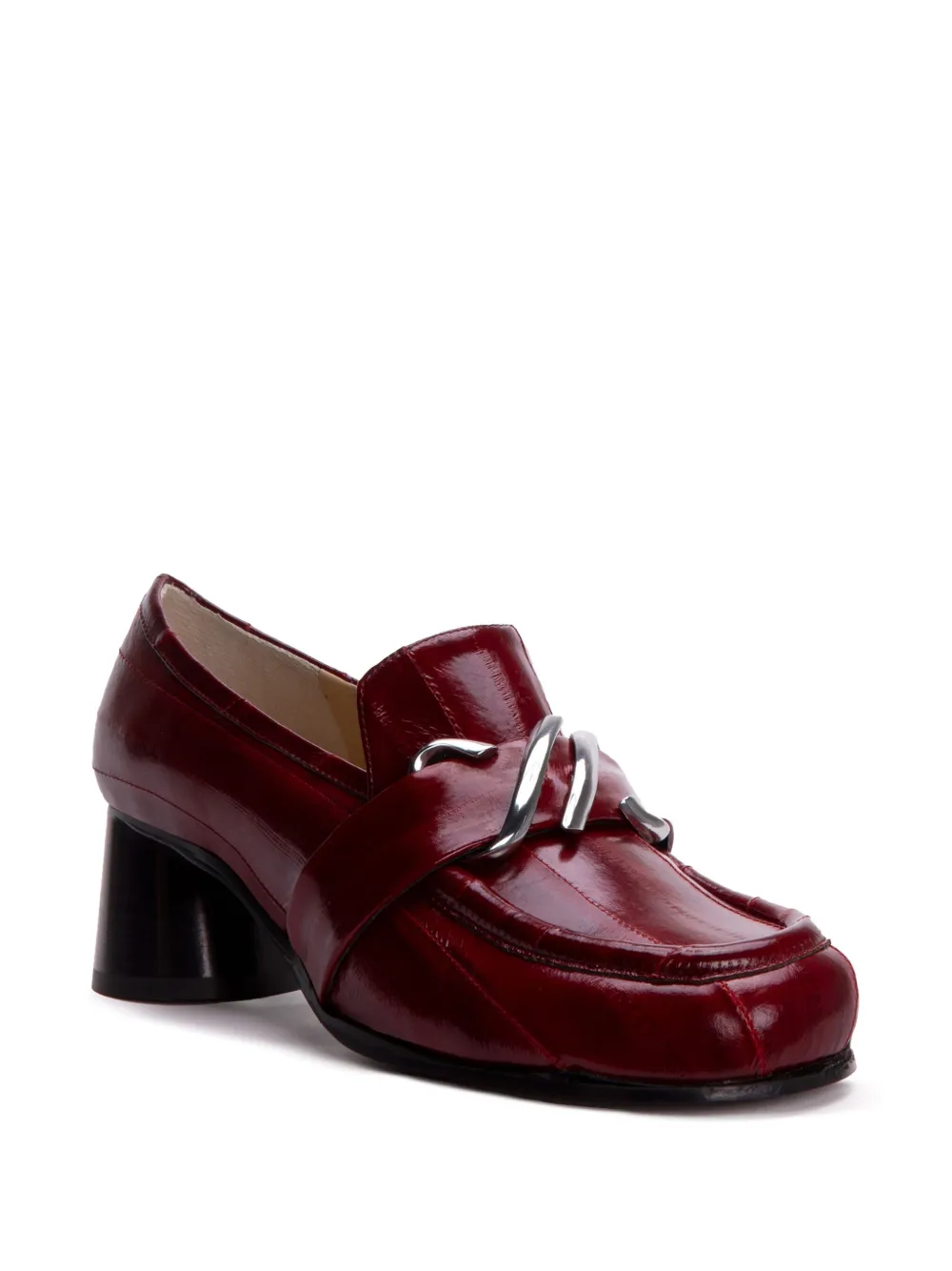 Proenza Schouler Loafers met logoplakkaat - Rood