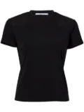 Proenza Schouler White Label patchwork-detailing cotton-blend t-shirt - Black