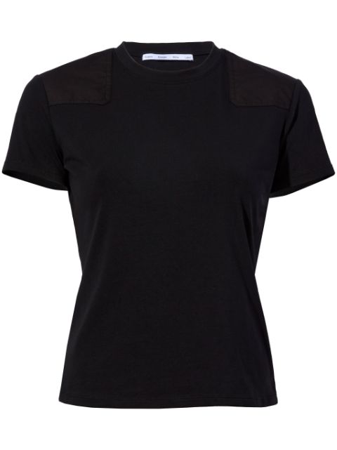 Proenza Schouler White Label patchwork-detailing cotton-blend t-shirt Women