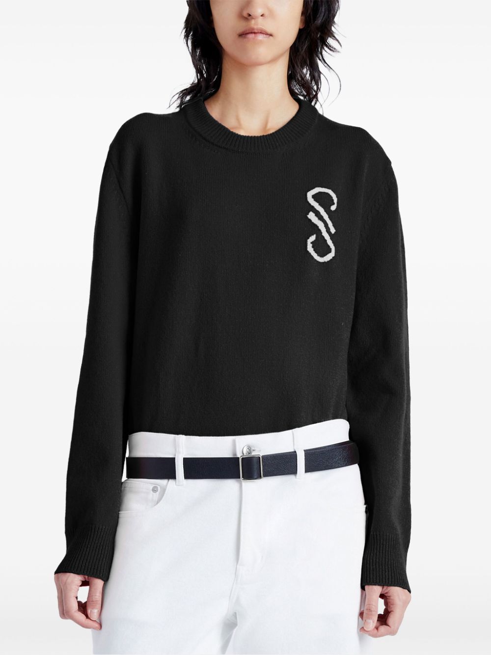 Proenza Schouler Harrison monogram-jacquard jumper Women