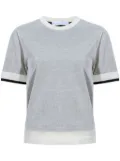 Proenza Schouler White Label Powell sheer-knit layered top