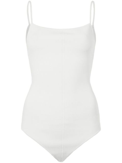 Proenza Schouler white silk Serena bodysuit Women