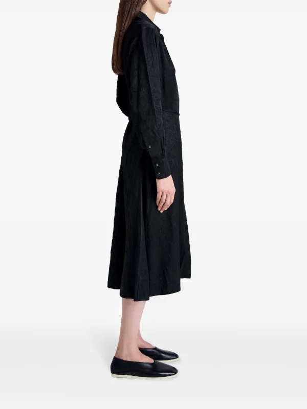 送料関税込★Proenza Schouler★WhiteLabelネルソンシャツドレス Proenza Schouler White Label テクスチャード シャツドレス