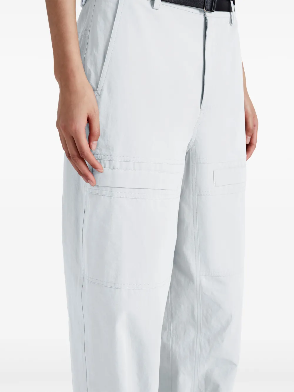 Affordable Proenza Schouler White Label mid-rise cotton cargo pants Women