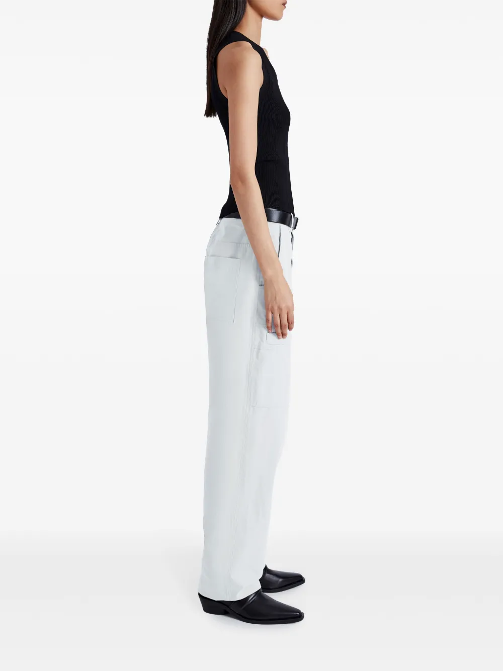 Affordable Proenza Schouler White Label mid-rise cotton cargo pants Women