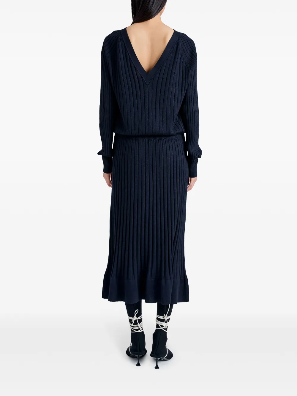 Proenza Schouler Eden ribbed-knit midi dress Women