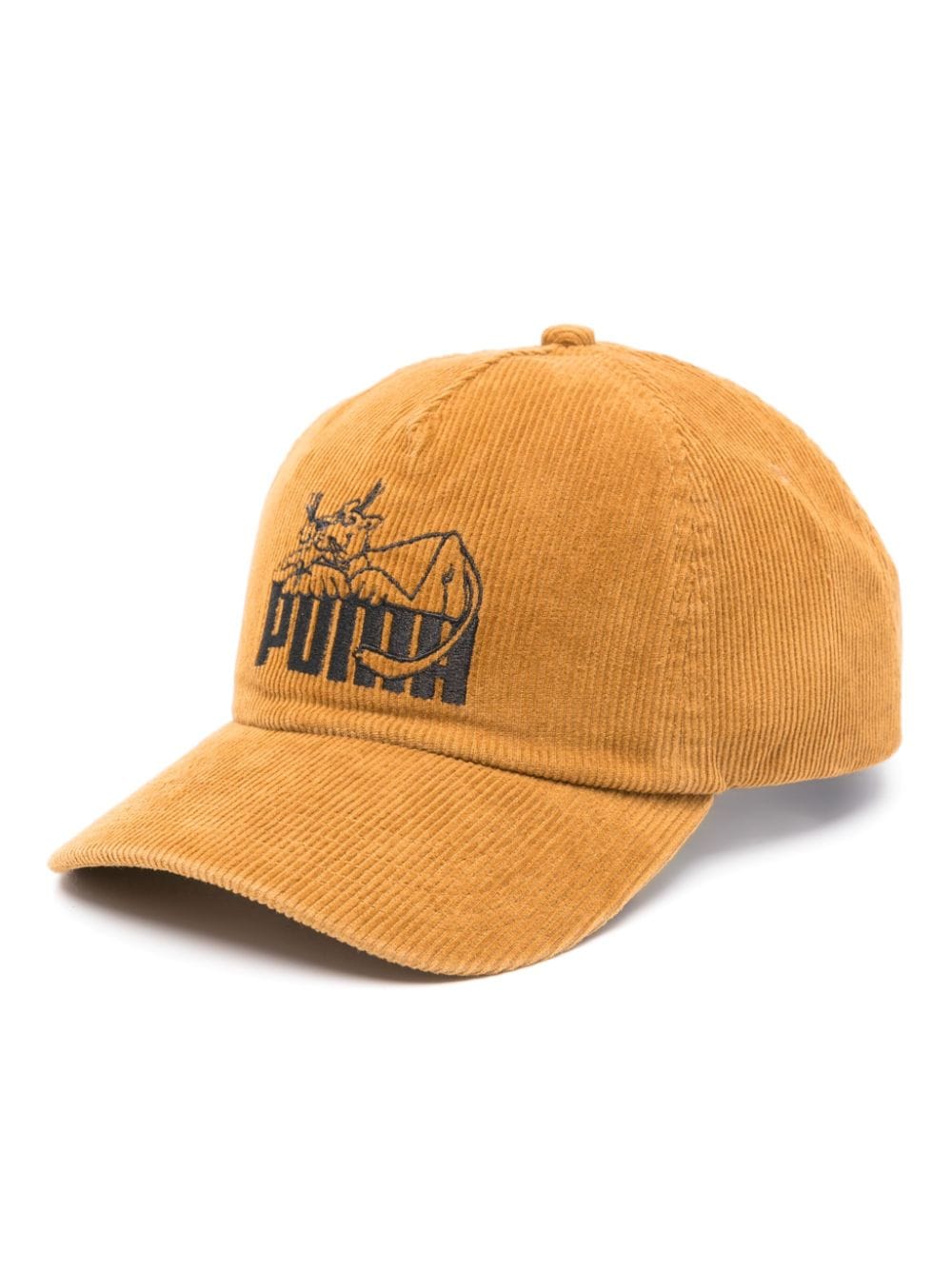 x Puma logo-embroidered corduroy cap