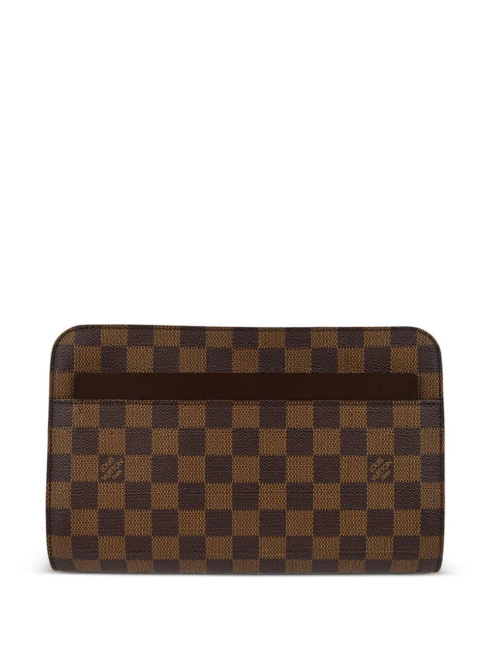 Pre-owned Louis Vuitton 2005 Saint Louis Clutch Bag In Brown