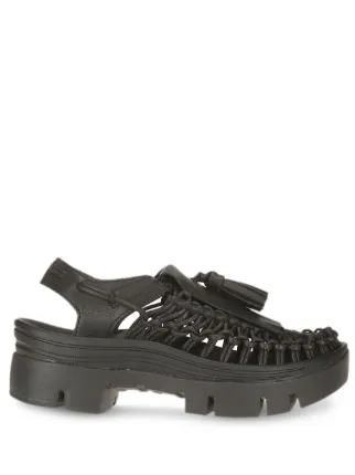 noir kei ninomiya × KEEN タッセル付きブラックサンダル キーン」と「ノワール ケイ ニノミヤ﻿」が初のコラボシューズを