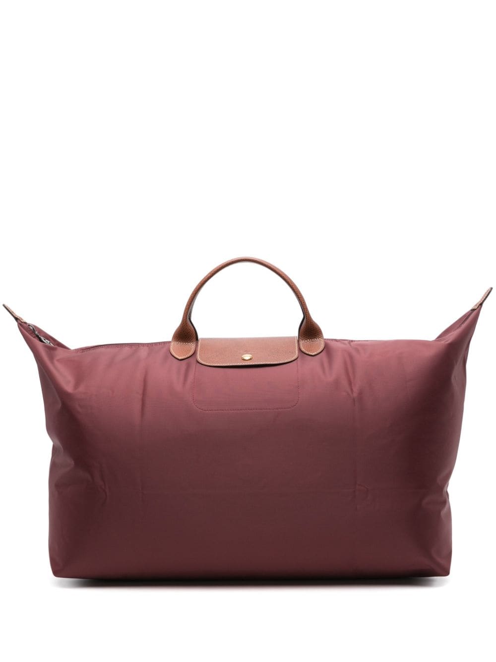 Longchamp Medium Le Pliage Holdall In Brown