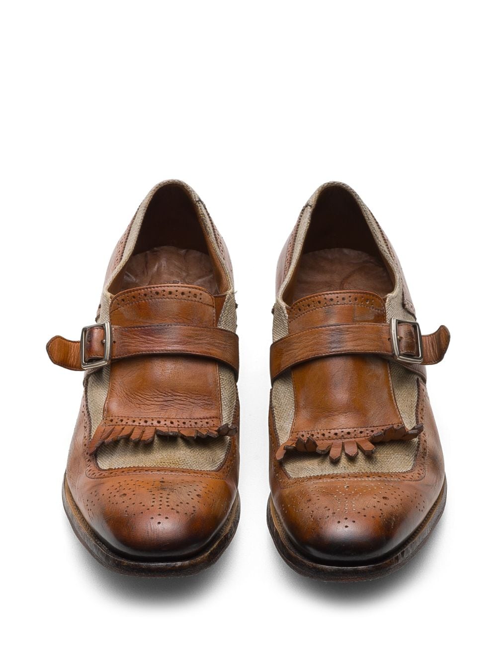 Shop Church's X 150th Anniversary Shanghai Leather Monk Shoes In Brown