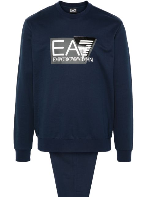 Ea7 Emporio Armani logo-print tracksuit Men