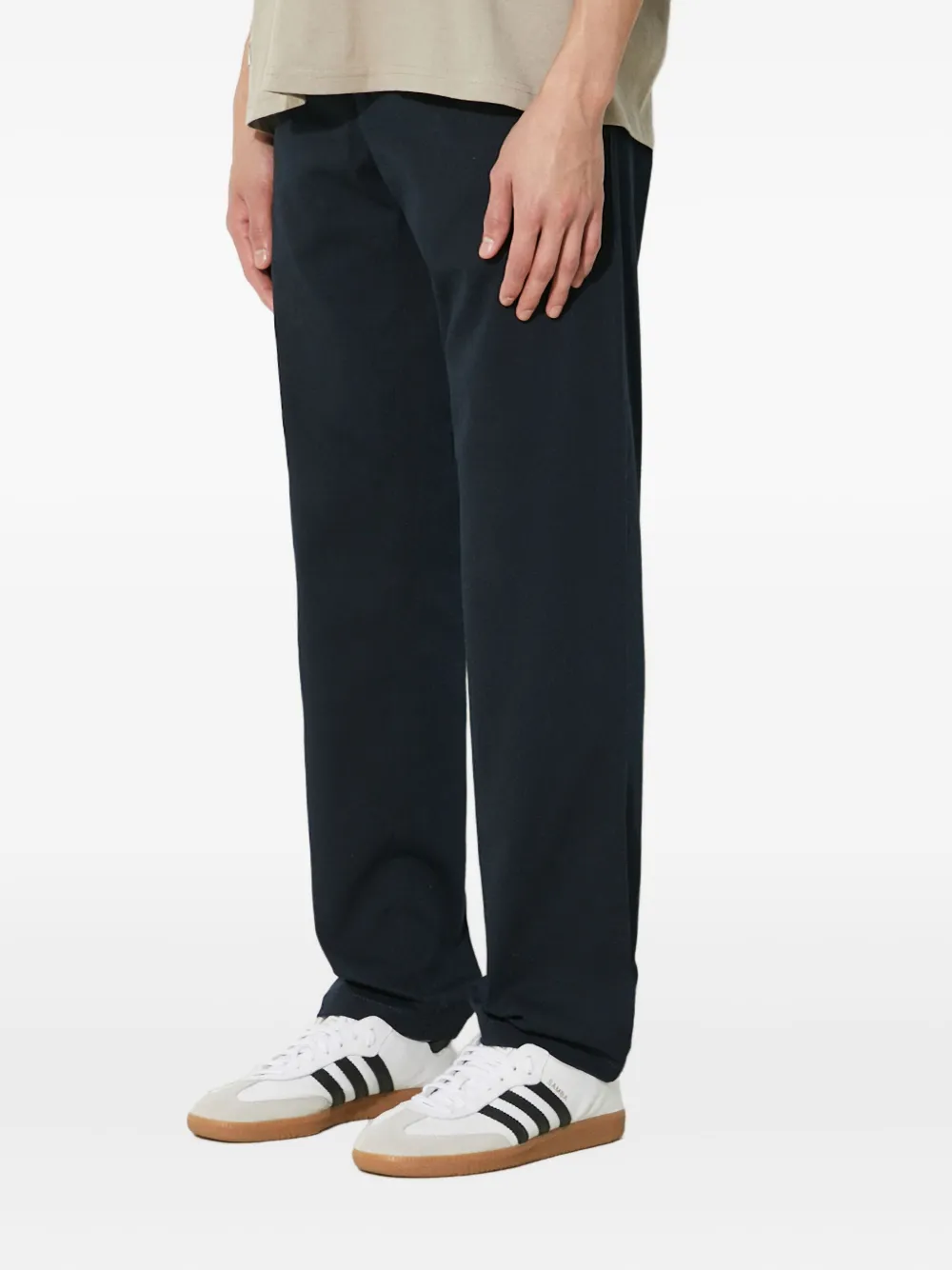 Norse Projects Aros broek van stretch-katoen Blauw