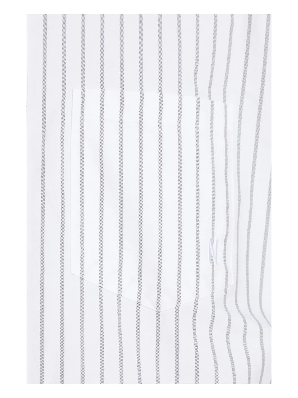 Norse Projects striped short-sleeve shirt - Bianco
