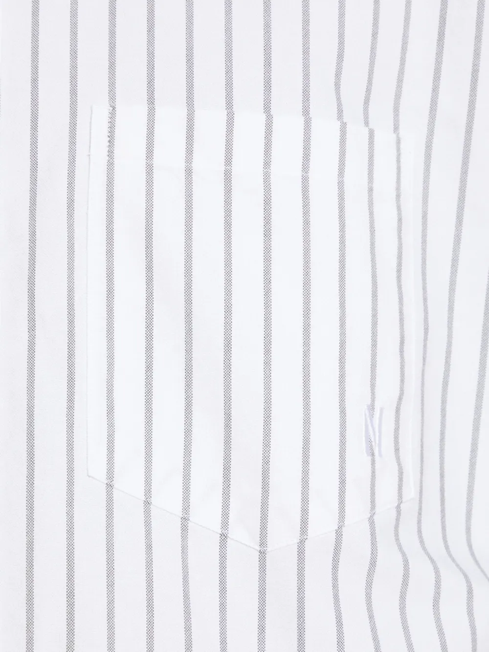 Norse Projects Gestreepte overhemd Wit