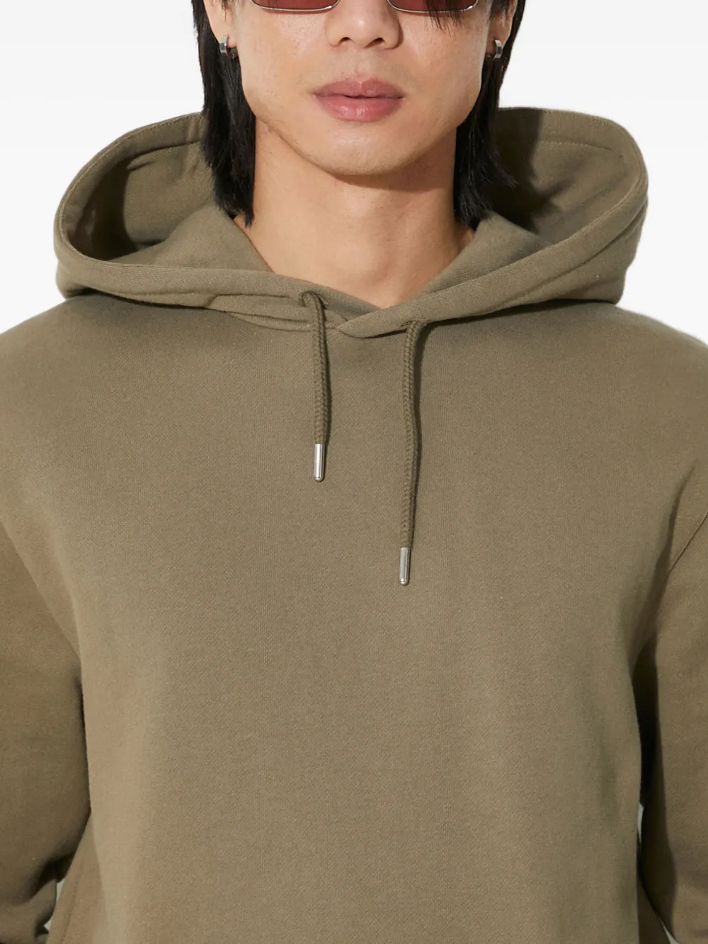 Norse Projects Vagn katoenen hoodie Groen