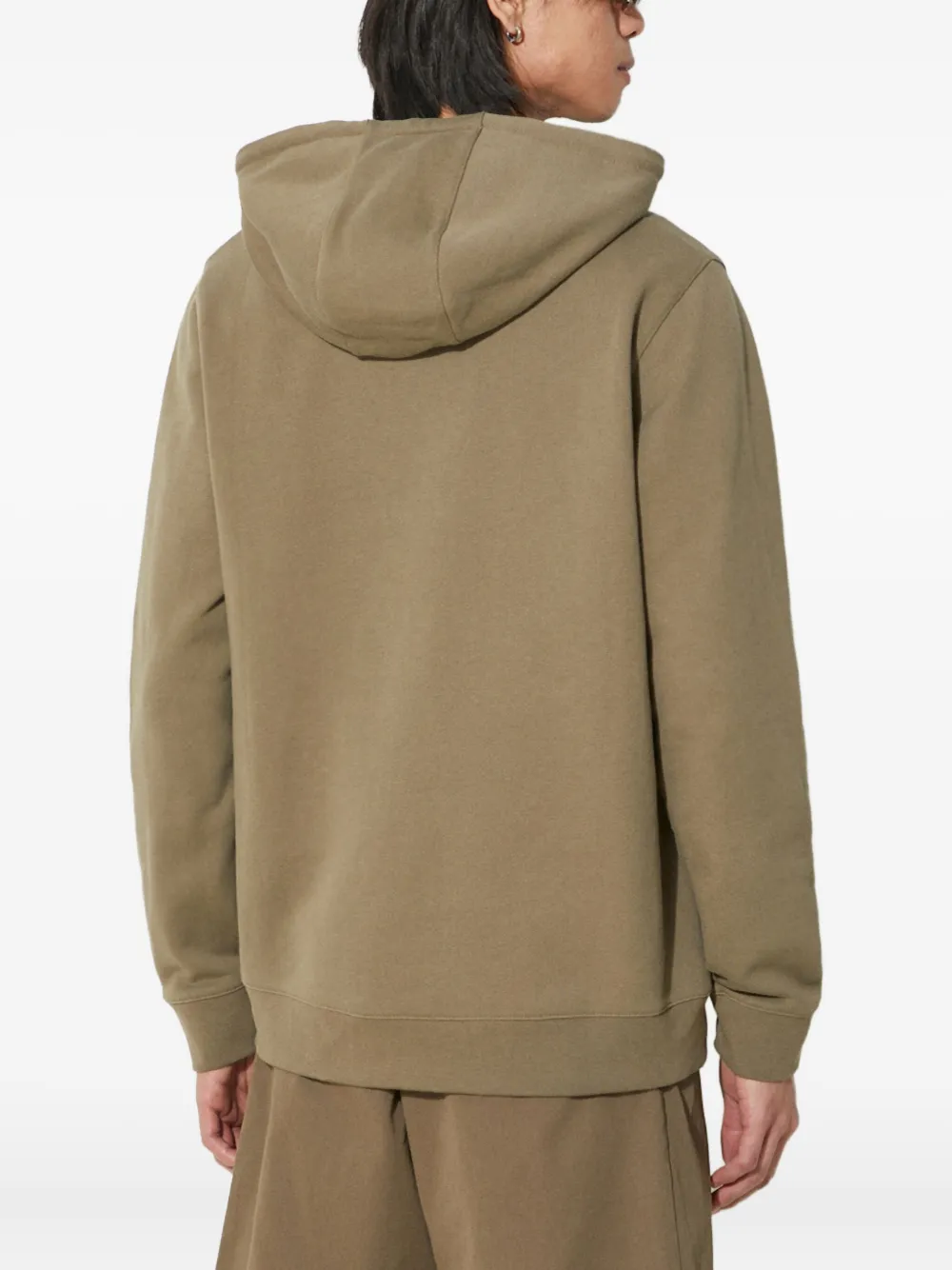 Norse Projects Vagn katoenen hoodie Groen