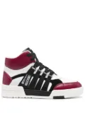 Moschino logo-tape sneakers - White