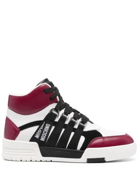 Moschino logo-tape sneakers