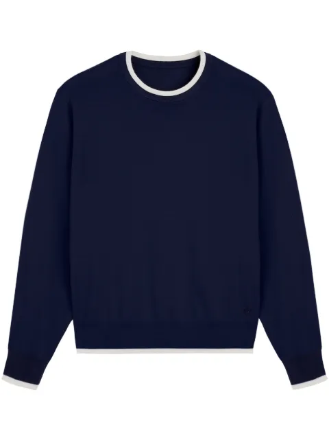 Vilebrequin crew-neck cashmere-merino jumper