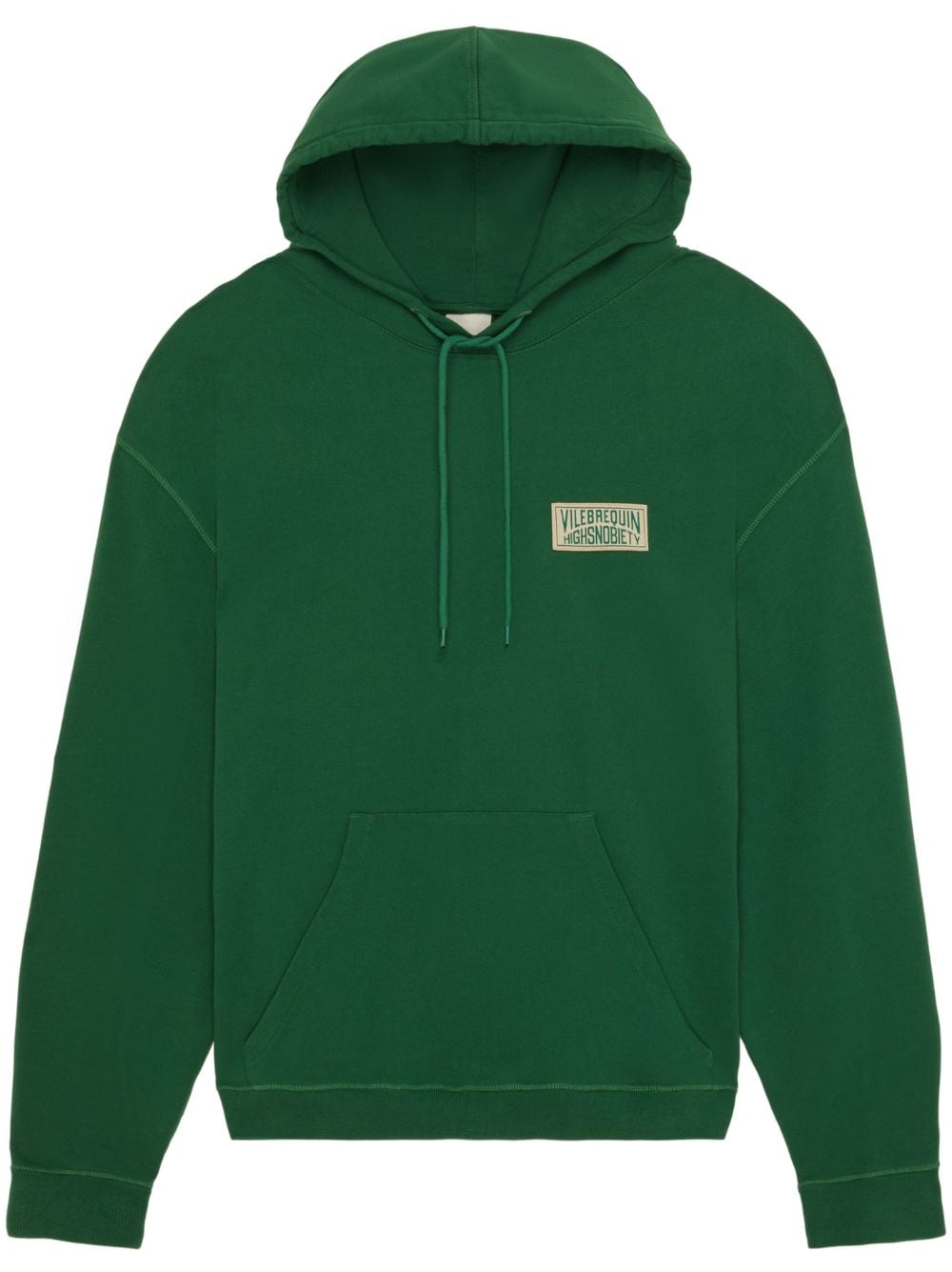 Vilebrequin x Highsnobiety logo-print cotton hoodie Groen