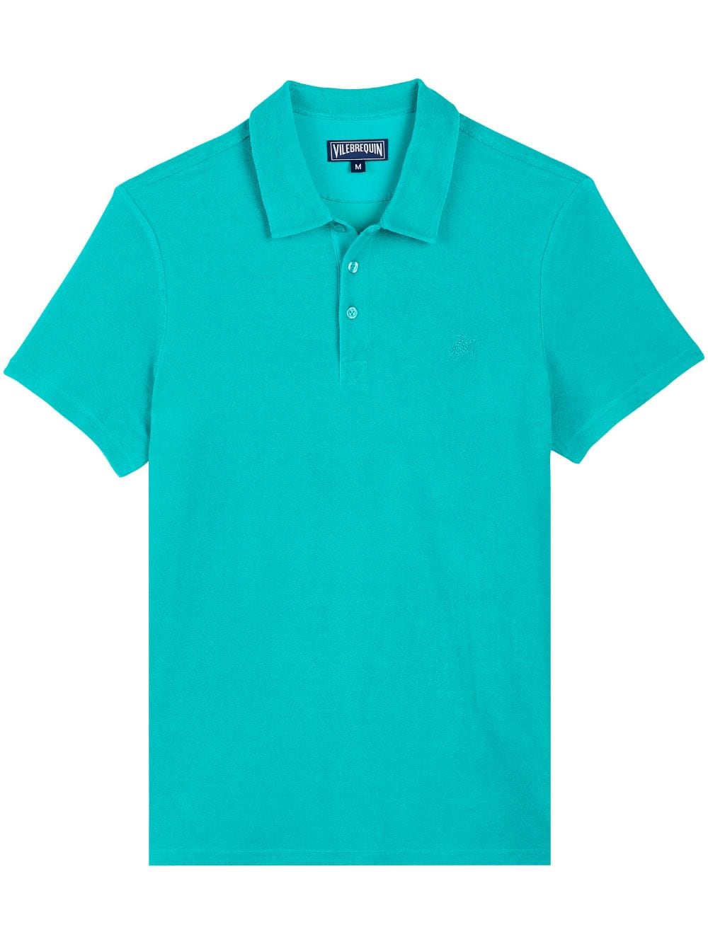 Vilebrequin Terry logo-embroidered polo shirt Groen