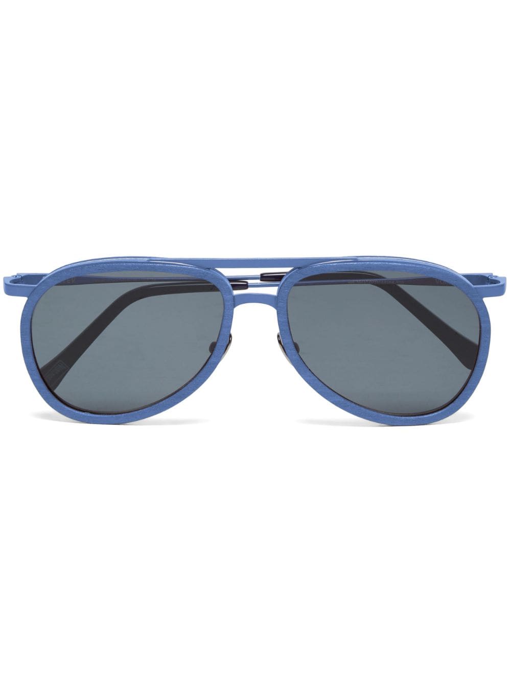 Vilebrequin x Shelter aviator sunglasses Blauw