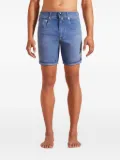 Vilebrequin tropical-turtles-print denim shorts - Blue