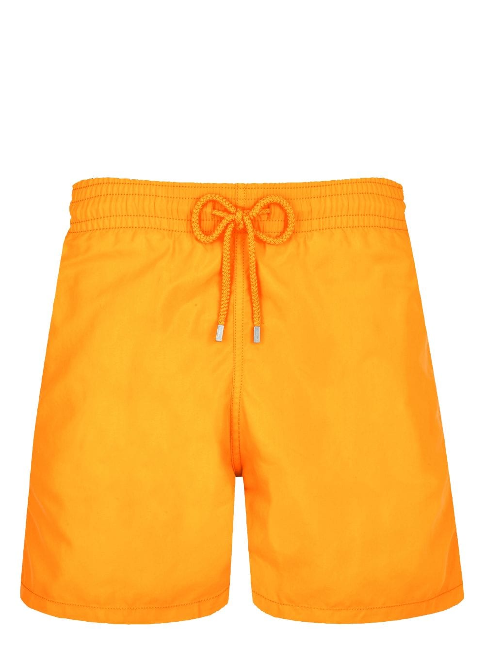 Vilebrequin Moorea Logo-patch Swim Shorts In Orange