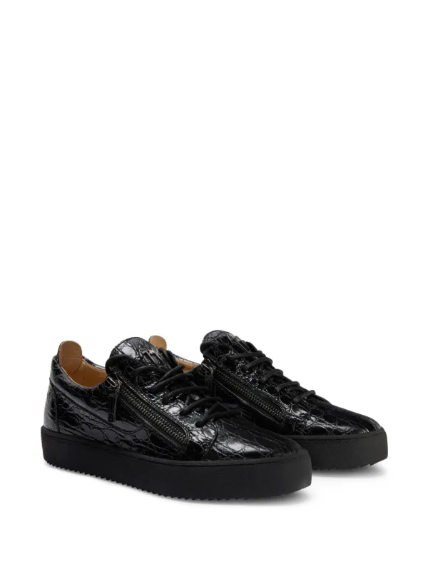 【関税込み】Giuseppe Zanotti ブラック Frankie スニーカー Giuseppe Zanotti Frankie スニーカー | ブラック | FARFETCH JP