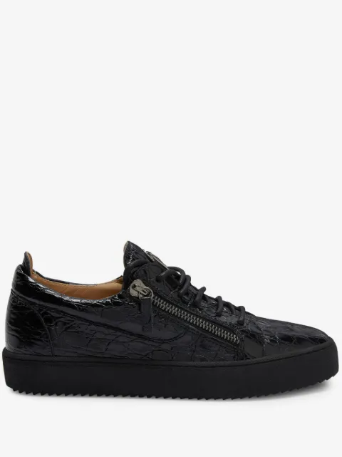 Giuseppe Zanotti tenis bajos Frankie con cierre doble