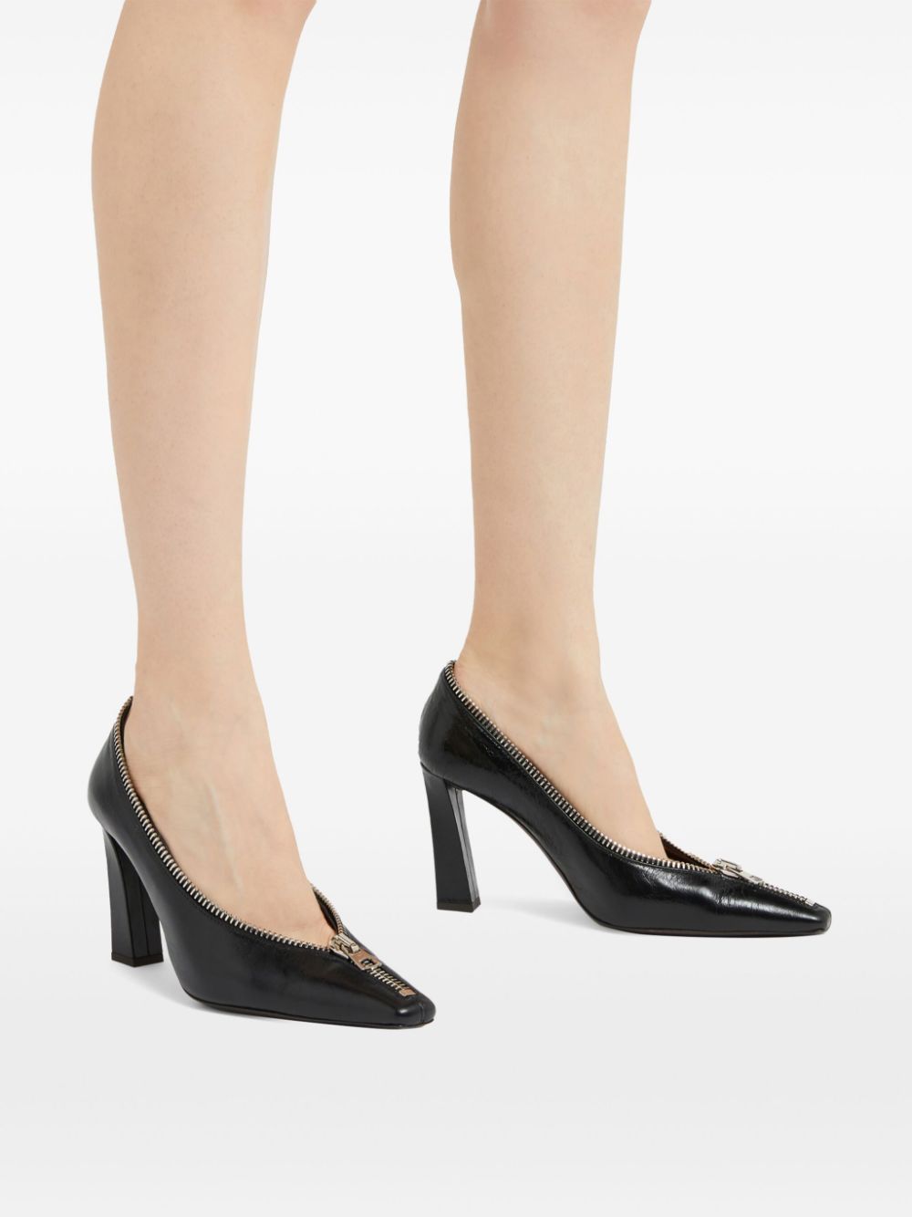 Giuseppe Zanotti Oraine leren pumps Zwart