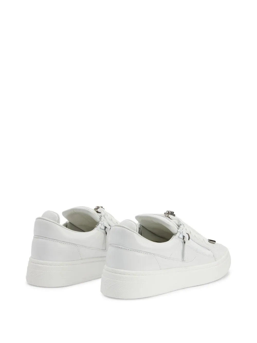 Giuseppe Zanotti GZ94 leren sneakers Wit