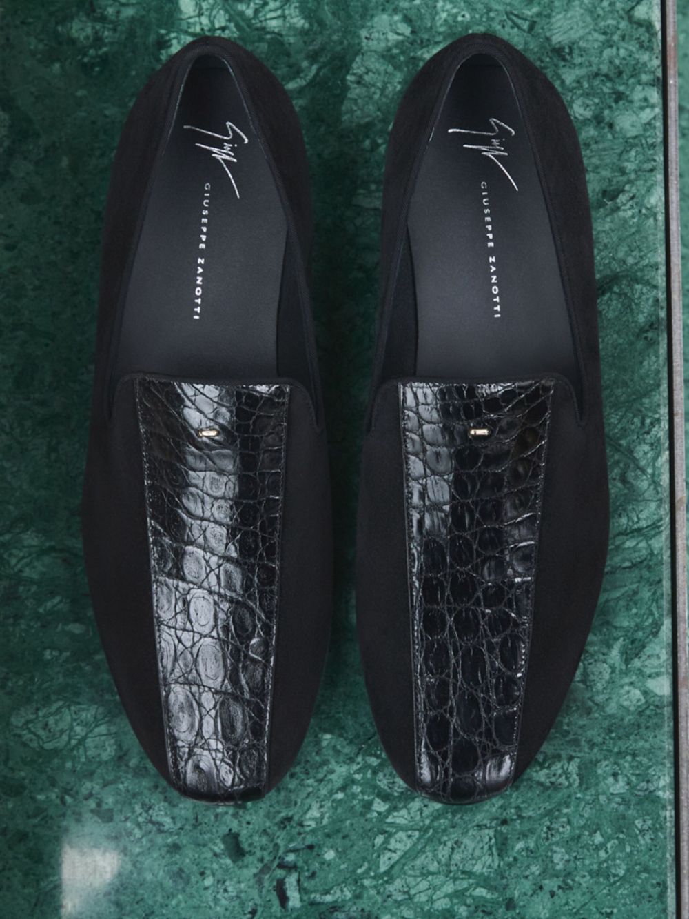 Giuseppe Zanotti Tuxedo loafers Zwart