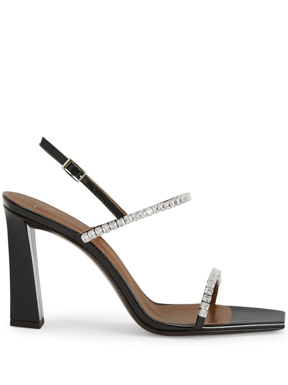 Giuseppe Zanotti 105mm Valentiine sandals Black