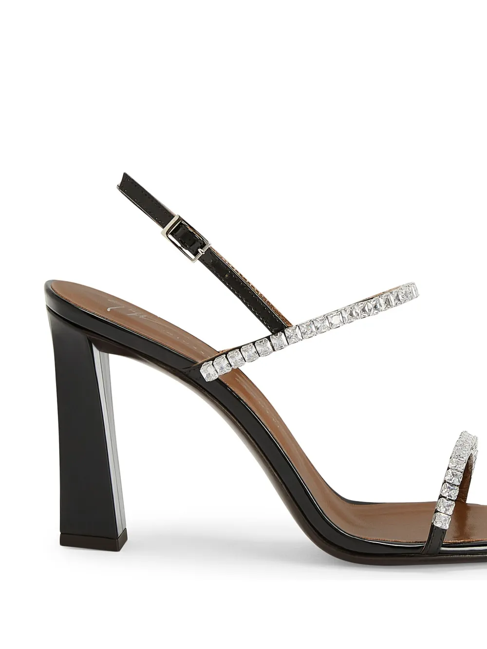 Giuseppe Zanotti 105mm Valentiine sandals Black