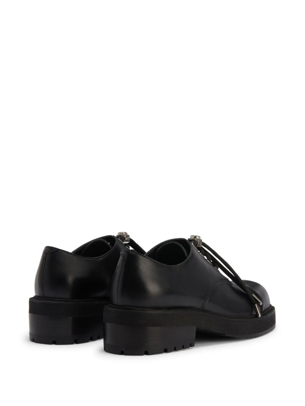 Shop Giuseppe Zanotti Lapley Leather Loafers In Black