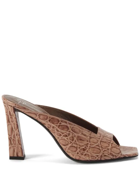 Giuseppe Zanotti Mya 90mm leather mules