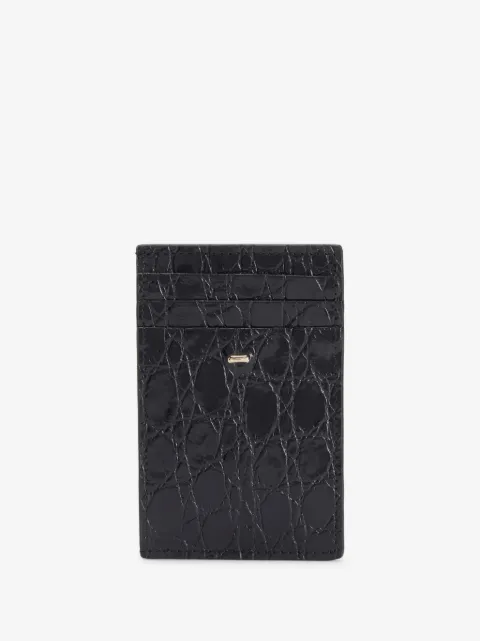 Giuseppe Zanotti Albert 2.0 crocodile-print leather card holder