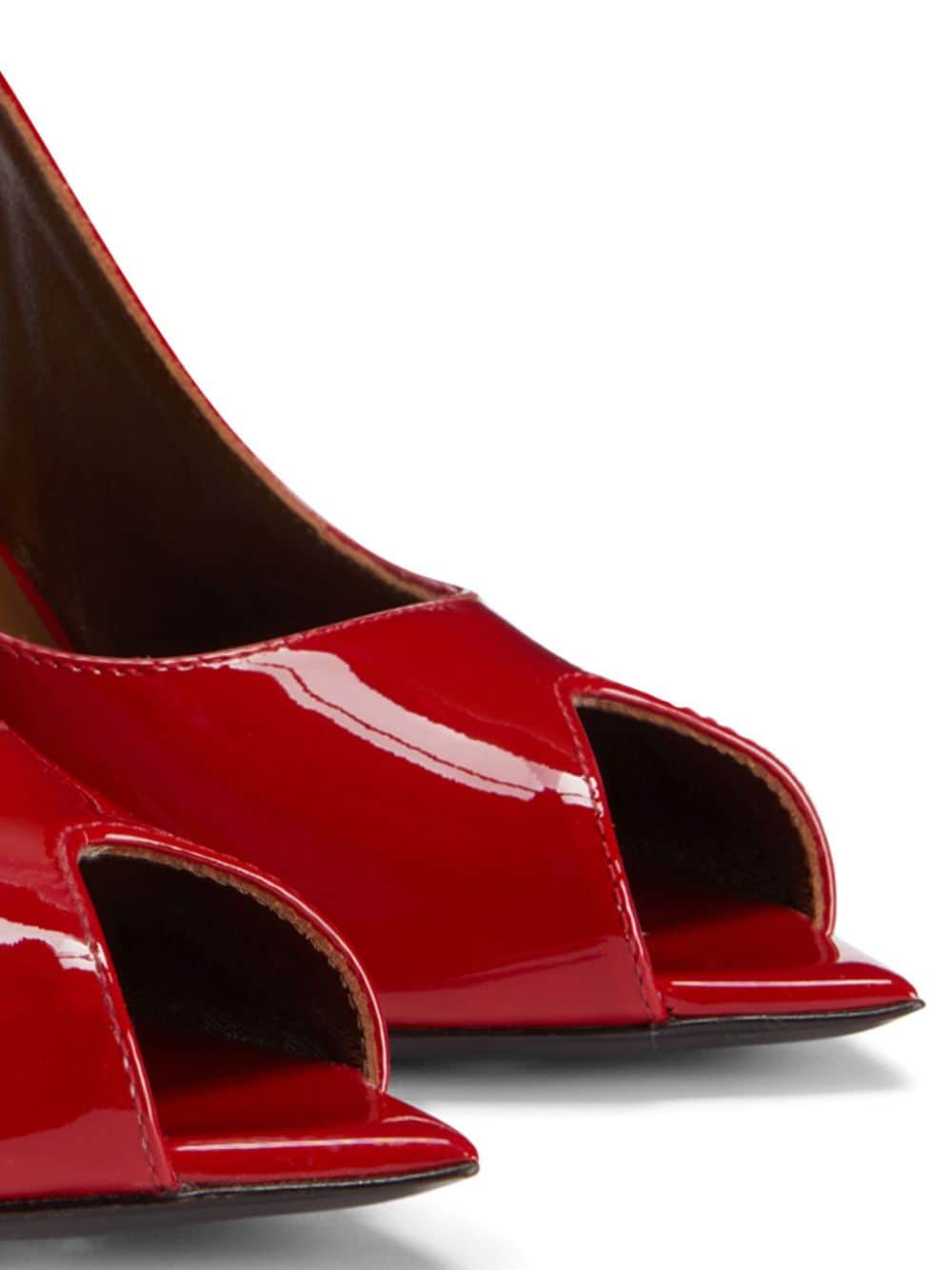 Giuseppe Zanotti Intriigo patent-finish pumps Red